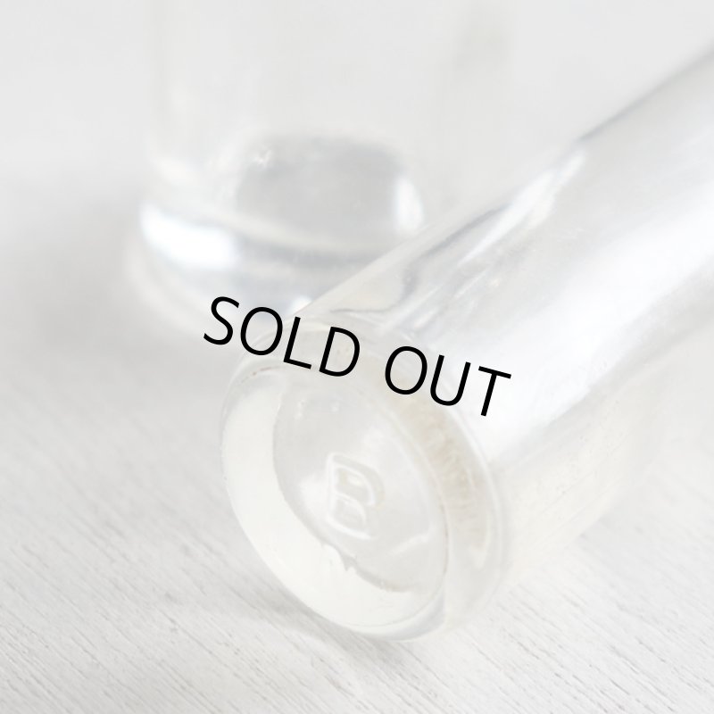 画像7: アメリカヴィンテージガラスボトル大小２本組｜アンティーク雑貨グラス薬瓶メディスンボトル (7)