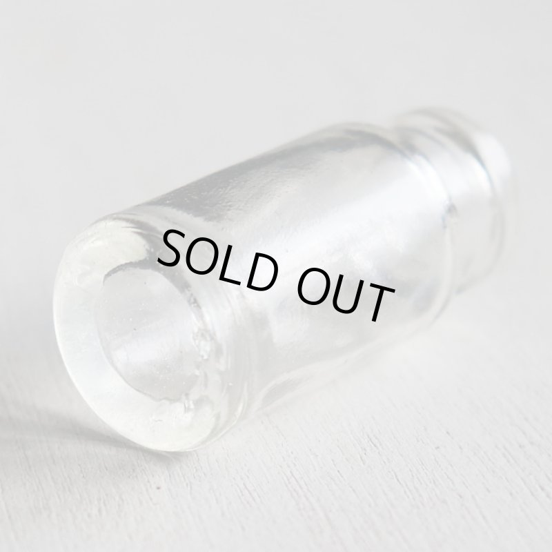 画像11: アメリカヴィンテージガラスボトル大小２本組｜アンティーク雑貨グラス薬瓶メディスンボトル (11)