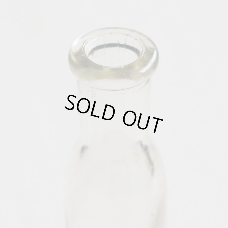 画像4: アメリカヴィンテージガラスボトル大小２本組｜アンティーク雑貨グラス薬瓶メディスンボトル (4)