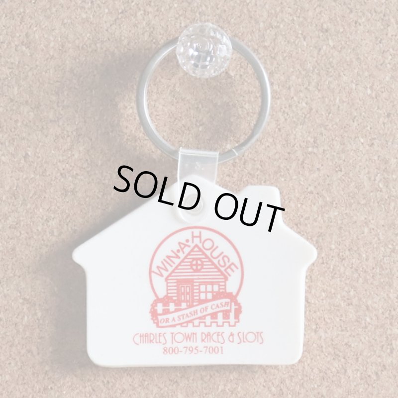 画像3: USAアドバタイジングUSEDキーホルダーチャールズタウンレースハリウッドカジノ｜アメリカン雑貨WIN A HOUSE (3)
