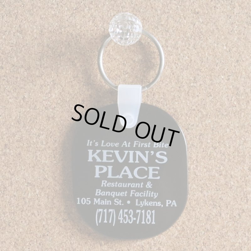 画像3: USAアドバタイジングUSEDキーホルダーKEVIN'S PLACEレストラン黒|アメリカン雑貨 (3)