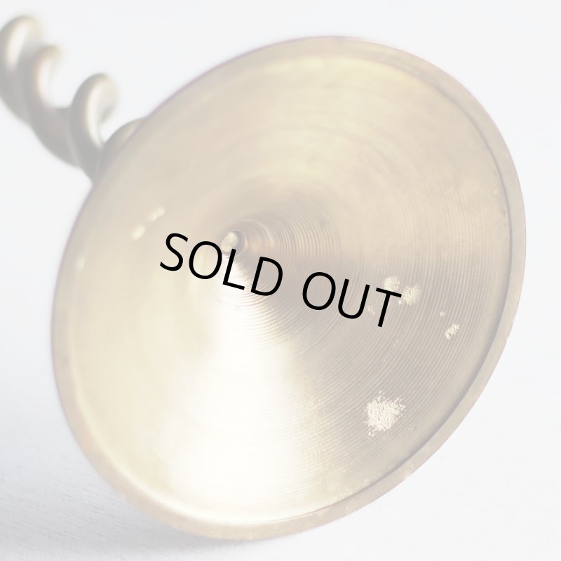 画像14: 英国イギリス製ヴィンテージブラスツイストキャンドルスタンド｜アンティークキャンドルホルダー真鍮製蝋台 (14)