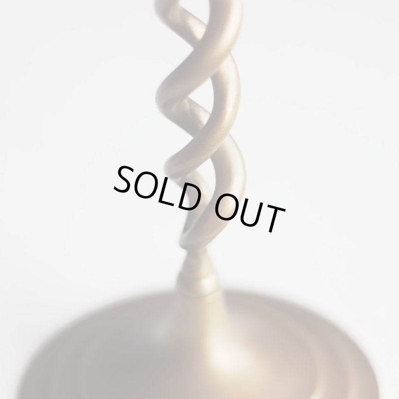 画像12: 英国イギリス製ヴィンテージブラスツイストキャンドルスタンド｜アンティークキャンドルホルダー真鍮製蝋台 (12)