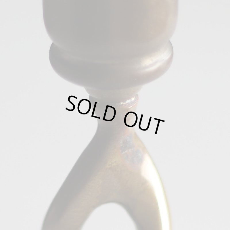 画像8: 英国イギリス製ヴィンテージブラスツイストキャンドルスタンド｜アンティークキャンドルホルダー真鍮製蝋台 (8)