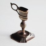 画像6: ITALYイタリアヴィンテージブラスキャンドルスナッファー用スタンド真鍮製蝋燭火消し｜アンティーク (6)
