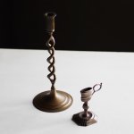 画像9: ITALYイタリアヴィンテージブラスキャンドルスナッファー用スタンド真鍮製蝋燭火消し｜アンティーク (9)