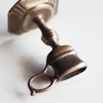 画像14: ITALYイタリアヴィンテージブラスキャンドルスナッファー用スタンド真鍮製蝋燭火消し｜アンティーク (14)