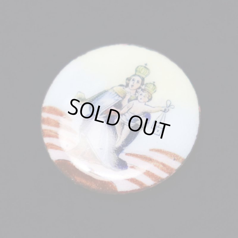 イエスキリストとカルメル山の聖母のエナメルコインメダル｜アンティーク