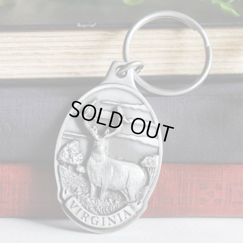 アメリカン雑貨キーホルダー｜VIRGINIAバージニア鹿お土産