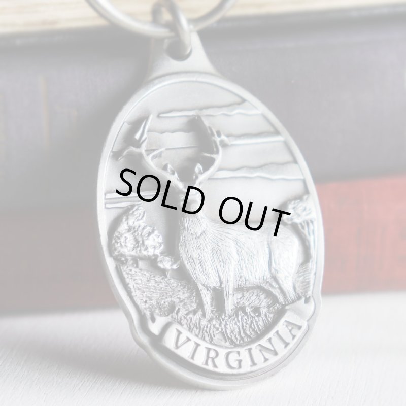 アメリカン雑貨キーホルダー｜VIRGINIAバージニア鹿お土産