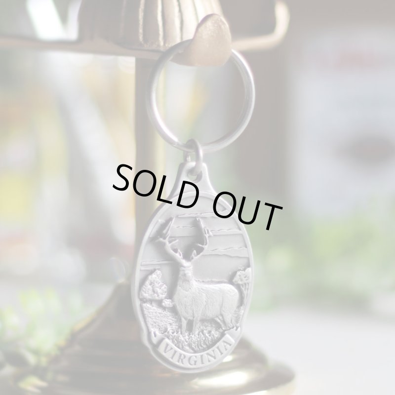 アメリカン雑貨キーホルダー｜VIRGINIAバージニア鹿お土産