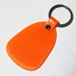 【オレンジ】アメリカン雑貨USEDアドバタイジングキーホルダーTEACHERS ARE VERY SPECIAL PEOPLE｜USA米国ヴィンテージノベルティキーチェーン