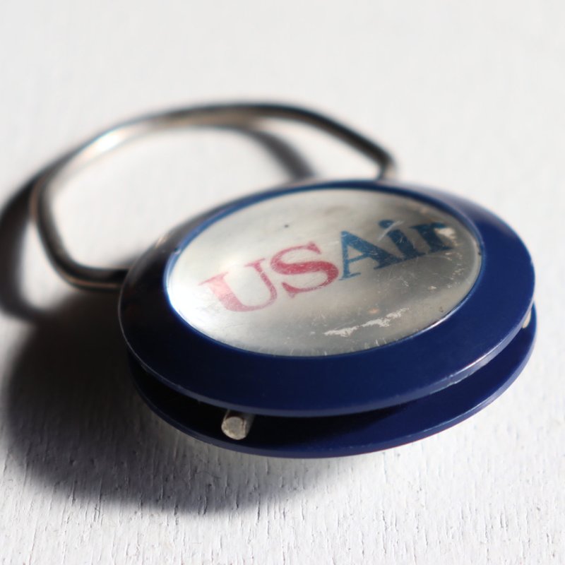 アメリカン雑貨｜USAヴィンテージキーホルダー・USエアー航空会社US Airlinesノベルティキーリング