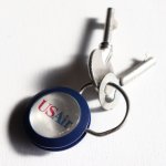 アメリカン雑貨｜USAヴィンテージキーホルダー・USエアー航空会社US Airlinesノベルティキーリング