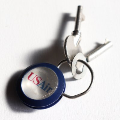 画像3: アメリカン雑貨｜USAヴィンテージキーホルダー・USエアー航空会社US Airlinesノベルティキーリング