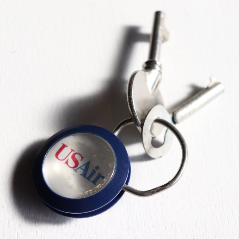 アメリカン雑貨｜USAヴィンテージキーホルダー・USエアー航空会社US Airlinesノベルティキーリング