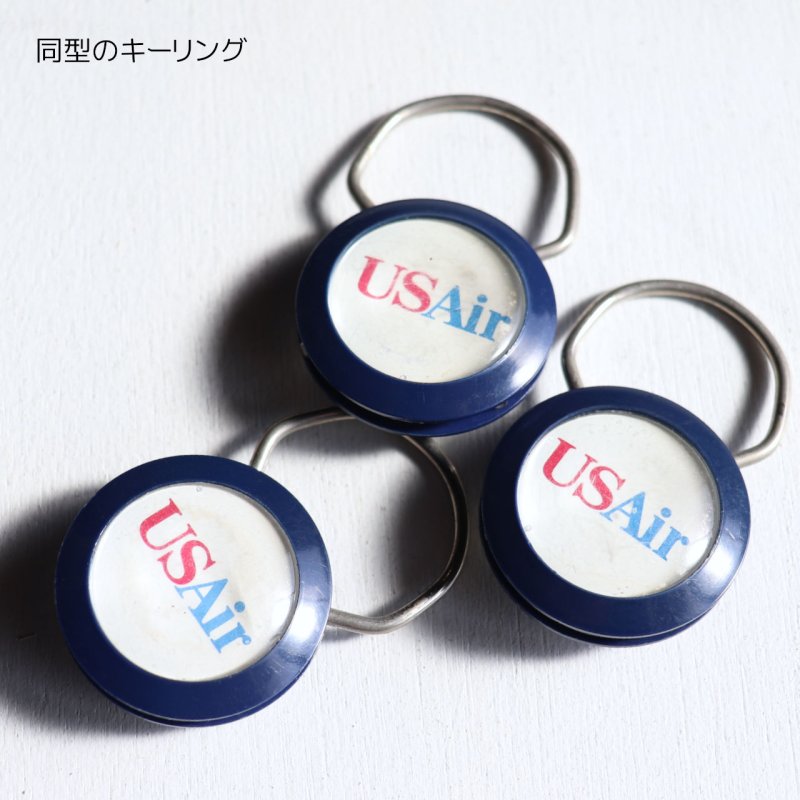 アメリカン雑貨｜USAヴィンテージキーホルダー・USエアー航空会社US Airlinesノベルティキーリング