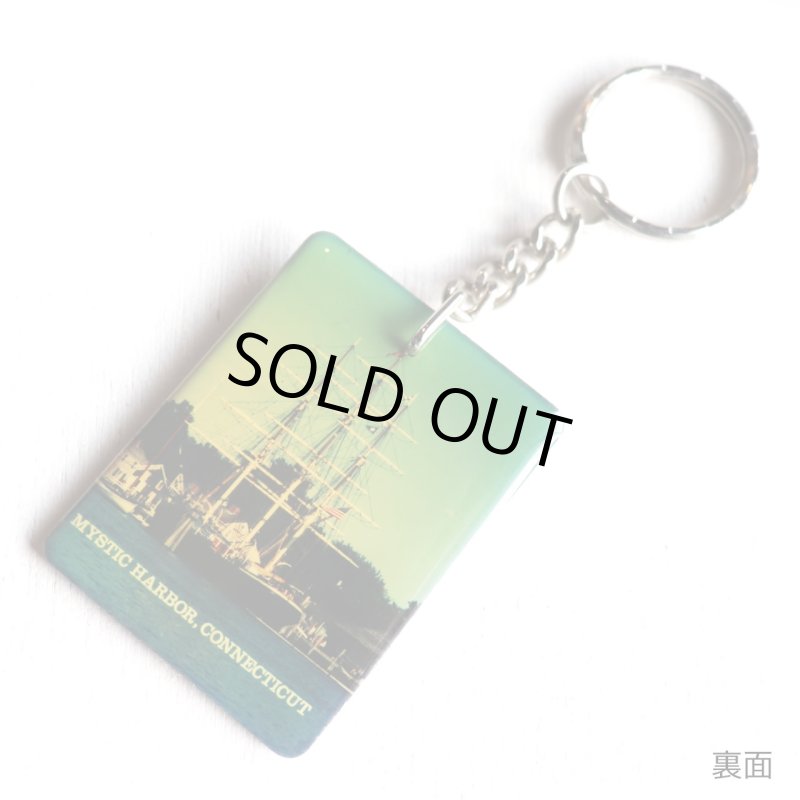 アメリカン雑貨｜USAコレクティブルキーホルダーMYSTIC HARBOR,CONNECTICUT・コネチカット州ミスティックハーバー・観光・スーベニアお土産