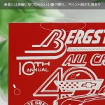 USAヴィンテージクラシックカーショーダッシュボードプラーク'93 BERGSTROM All Chevy Show赤|アメリカン看板