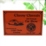 USAヴィンテージクラシックカーショーダッシュボードプラークClassy Chassis 3ed Annual Car Show｜アメリカン看板
