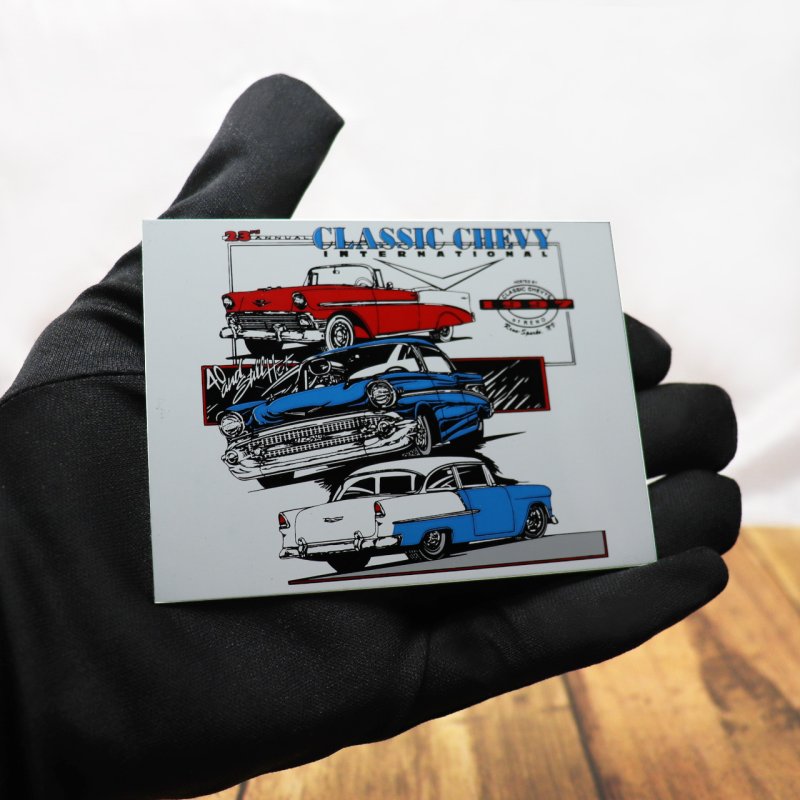 USAヴィンテージクラシックカーショーダッシュボードプラークCLASSIC CHEVY INTERNATIONAL 1997|アメリカン看板