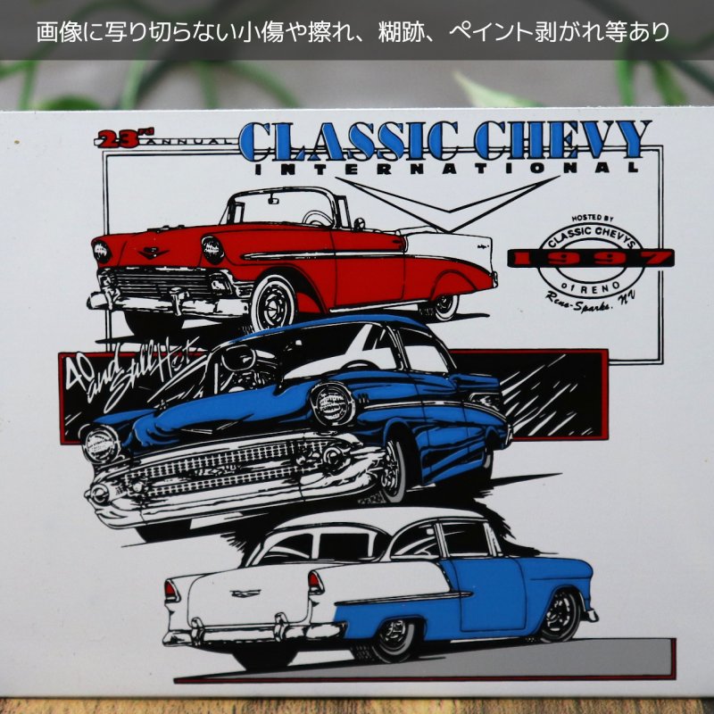 USAヴィンテージクラシックカーショーダッシュボードプラークCLASSIC CHEVY INTERNATIONAL 1997|アメリカン看板