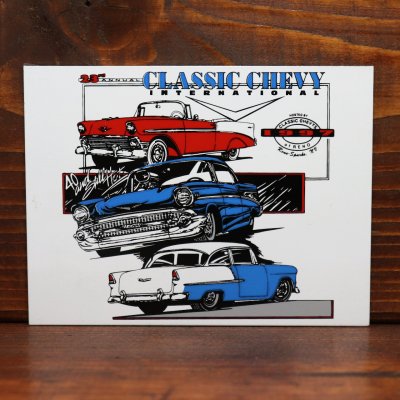 画像1: USAヴィンテージクラシックカーショーダッシュボードプラークCLASSIC CHEVY INTERNATIONAL 1997|アメリカン看板