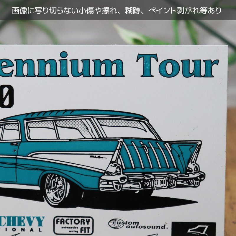 USAヴィンテージクラシックカーショーダッシュボードプラークMillennium Tour 2000|アメリカン看板