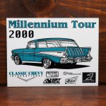 USAヴィンテージクラシックカーショーダッシュボードプラークMillennium Tour 2000|アメリカン看板