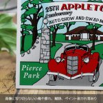 USAヴィンテージクラシックカーショーダッシュボードプラークAPPLETON AUTO SHOW 2002|アメリカン看板