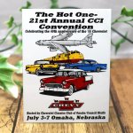 USAヴィンテージクラシックカーショーダッシュボードプラークThe Hot One-21st Annual CCI Convention|アメリカン看板