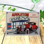USAヴィンテージクラシックカーショーダッシュボードプラークAPPLETON AUTO SHOW AND SWAP MEET 1997|アメリカン看板