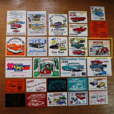 画像3: USAヴィンテージクラシックカーショーダッシュボードプラークAPPLETON AUTO SHOW AND SWAP MEET 1997|アメリカン看板