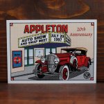 USAヴィンテージクラシックカーショーダッシュボードプラークAPPLETON AUTO SHOW AND SWAP MEET 1997|アメリカン看板