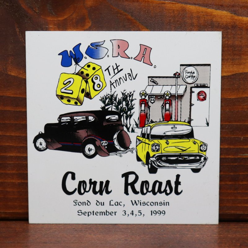 USAヴィンテージクラシックカーショーダッシュボードプラークW.S.R.A. Corn Roast Car Show 1999|アメリカン看板