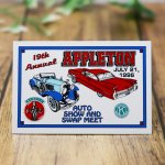 USAヴィンテージクラシックカーショーダッシュボードプラークAPPLETON AUTO SHOW AND SWAP MEET 1996|アメリカン看板