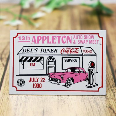 画像1: USAヴィンテージクラシックカーショーダッシュボードプラークAPPLETON AUTO SHOW AND SWAP MEET 1990|アメリカン看板
