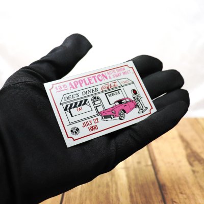 画像2: USAヴィンテージクラシックカーショーダッシュボードプラークAPPLETON AUTO SHOW AND SWAP MEET 1990|アメリカン看板