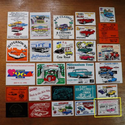 画像3: USAヴィンテージクラシックカーショーダッシュボードプラークAPPLETON AUTO SHOW AND SWAP MEET 1990|アメリカン看板