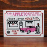 USAヴィンテージクラシックカーショーダッシュボードプラークAPPLETON AUTO SHOW AND SWAP MEET 1990|アメリカン看板