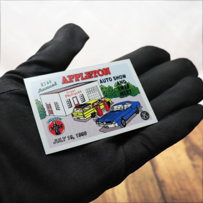 画像2: USAヴィンテージクラシックカーショーダッシュボードプラークAPPLETON AUTO SHOW AND SWAP MEET 1998|アメリカン看板