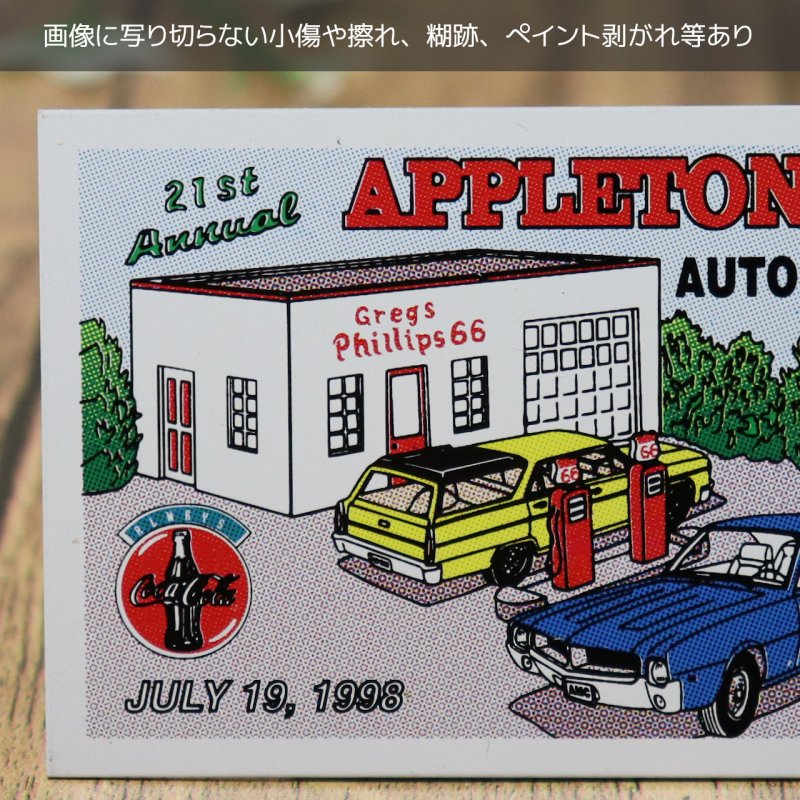 USAヴィンテージクラシックカーショーダッシュボードプラークAPPLETON AUTO SHOW AND SWAP MEET 1998|アメリカン看板