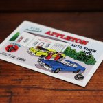 USAヴィンテージクラシックカーショーダッシュボードプラークAPPLETON AUTO SHOW AND SWAP MEET 1998|アメリカン看板