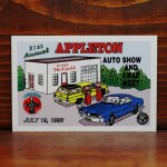 USAヴィンテージクラシックカーショーダッシュボードプラークAPPLETON AUTO SHOW AND SWAP MEET 1998|アメリカン看板