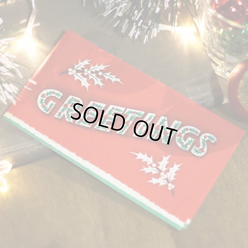 画像8: USAヴィンテージ1950年代クリスマスカード｜公共図書館グリーティングカードアンティーク紙もの (8)