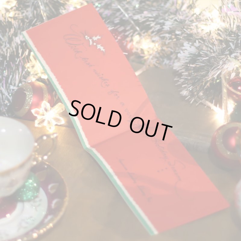 画像9: USAヴィンテージ1950年代クリスマスカード｜公共図書館グリーティングカードアンティーク紙もの (9)