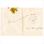 画像3: USAヴィンテージ1940年代紙ものクリスマスカード｜柊・ひいらぎアンティークグリーティングカード (3)