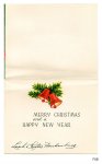 画像6: USAヴィンテージ1940年代紙ものクリスマスカード｜Hawthorne-Sommerfieldジングルベルのアンティークカード (6)