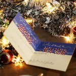 画像9: USAヴィンテージ1950年代紙ものクリスマスカード｜キャンディケインとクリスマスツリーのアンティークカード (9)