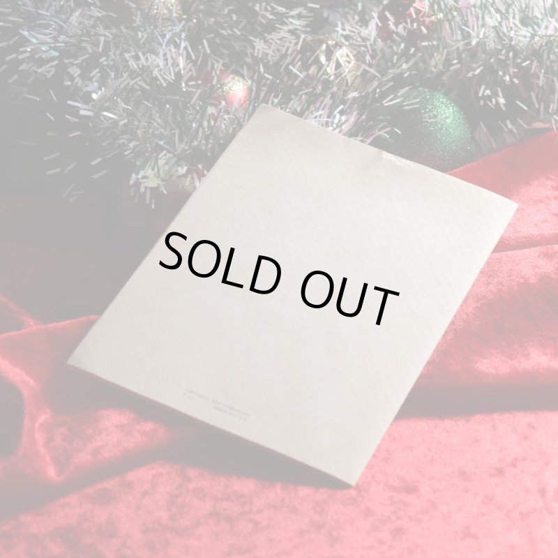 アンティーククリスマスカード｜ヴィンテージ1940年代冬景色・ジングルベル